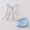 Blue floral bloomer set