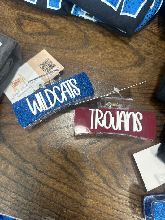 Custom hair clips