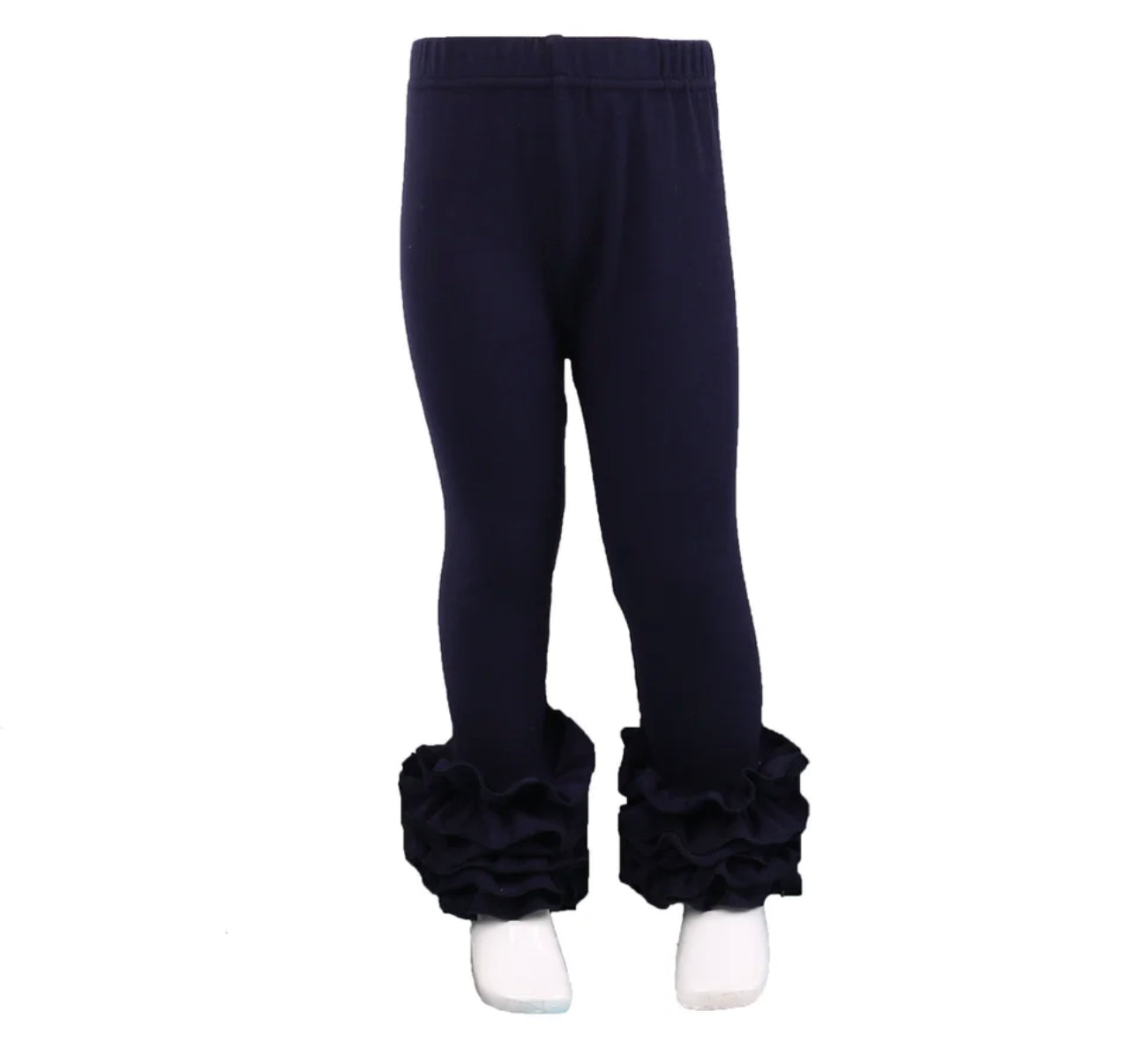 Black Ruffle icing leggings