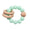 Wood & silicone teether ring