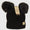 Kids cable knit double pom beanie
