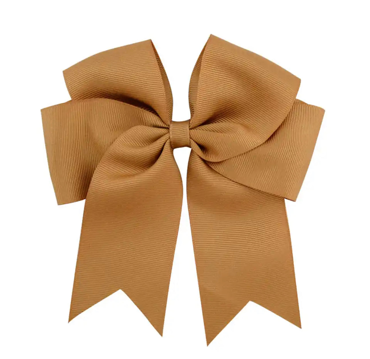 Large alligator clip bow