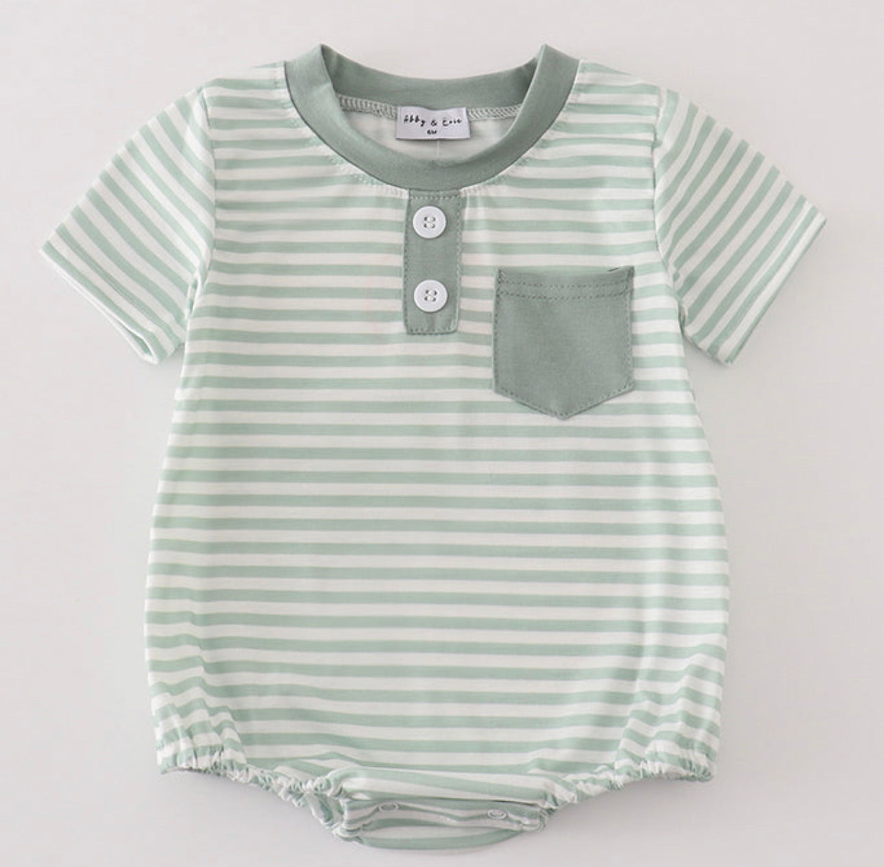 Green  striped pocket bubble