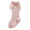 Textured bow knee socks