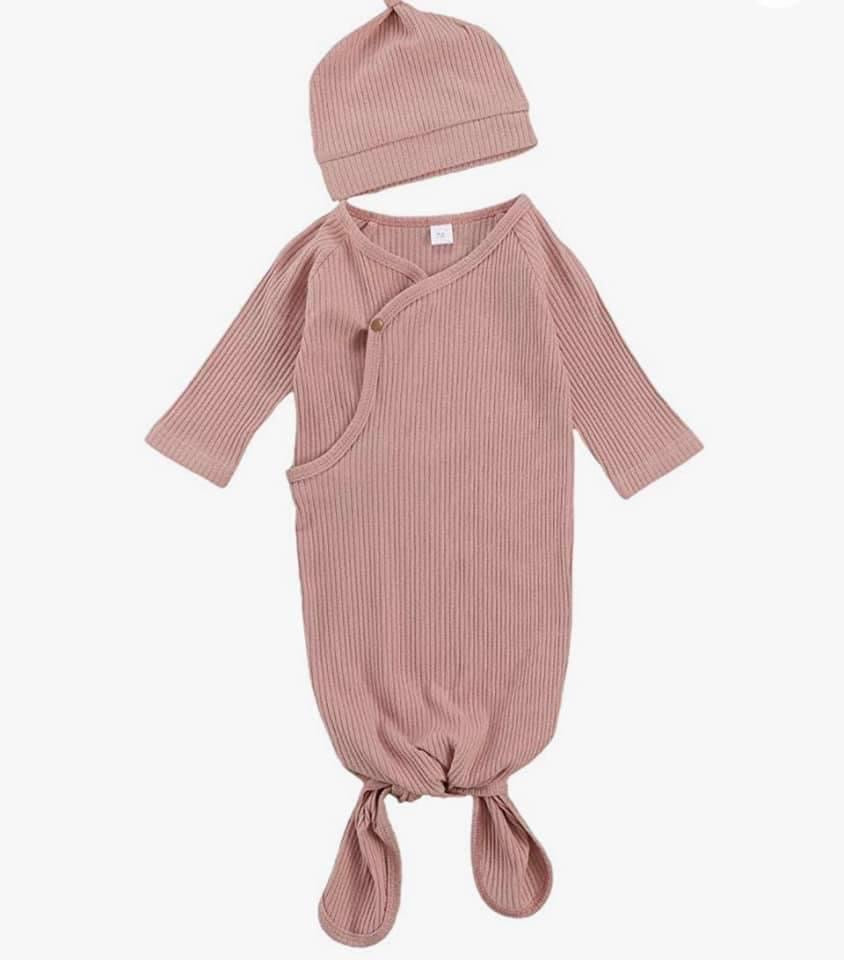 Knot gown with hat- embroider me