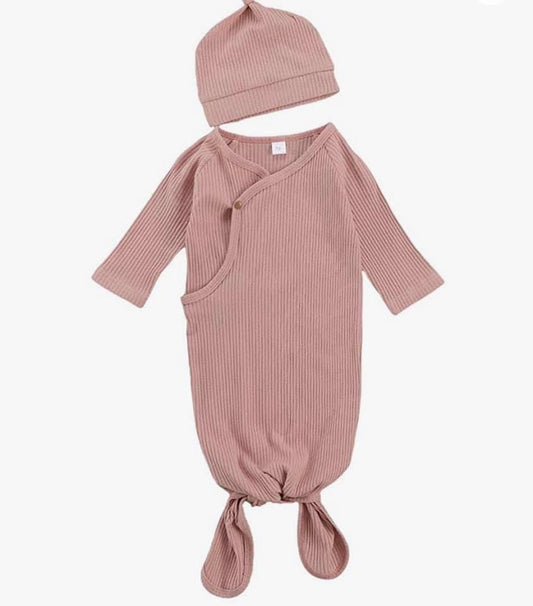 Knot gown with hat- embroider me