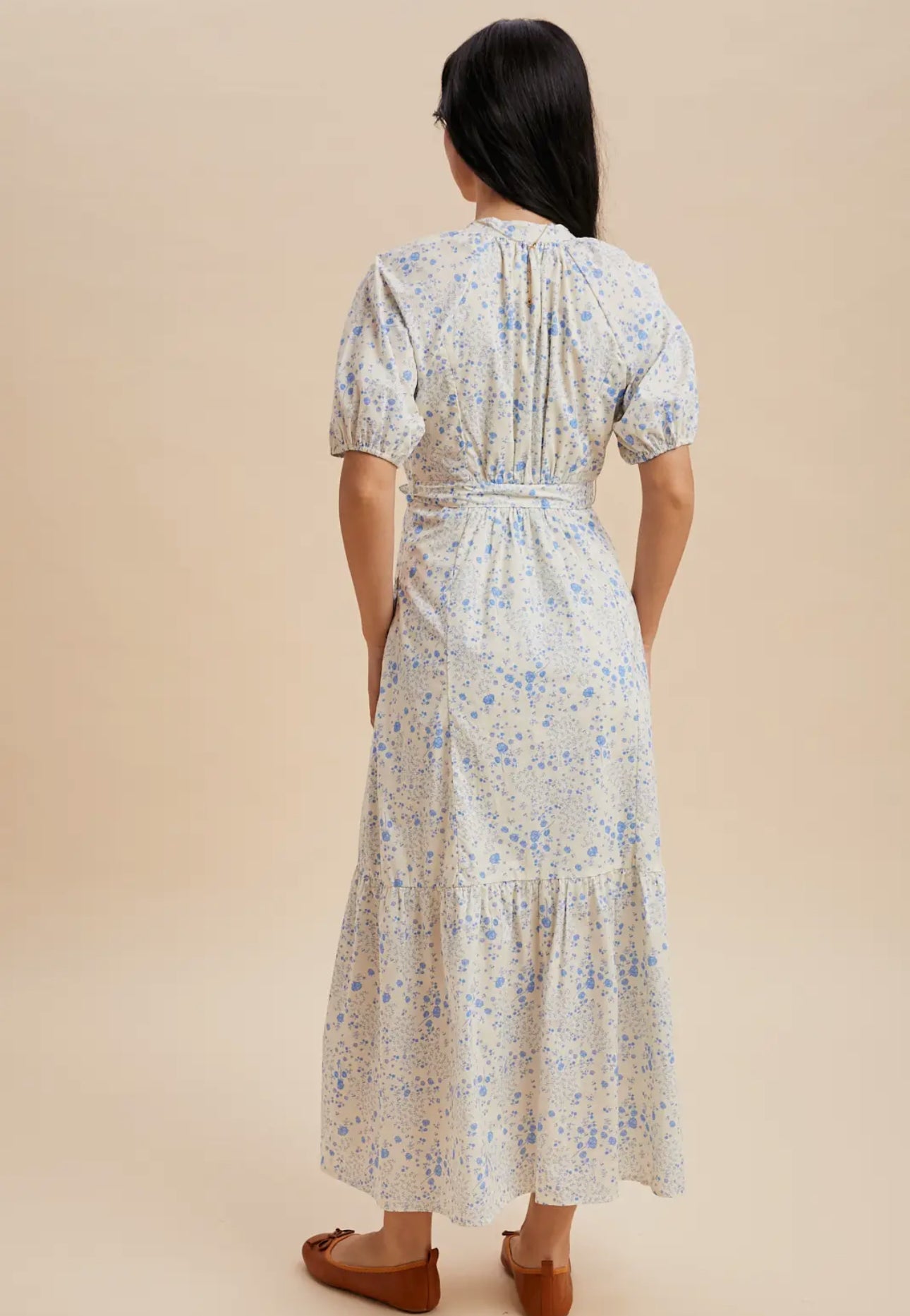 Floral bottom down maxi dress