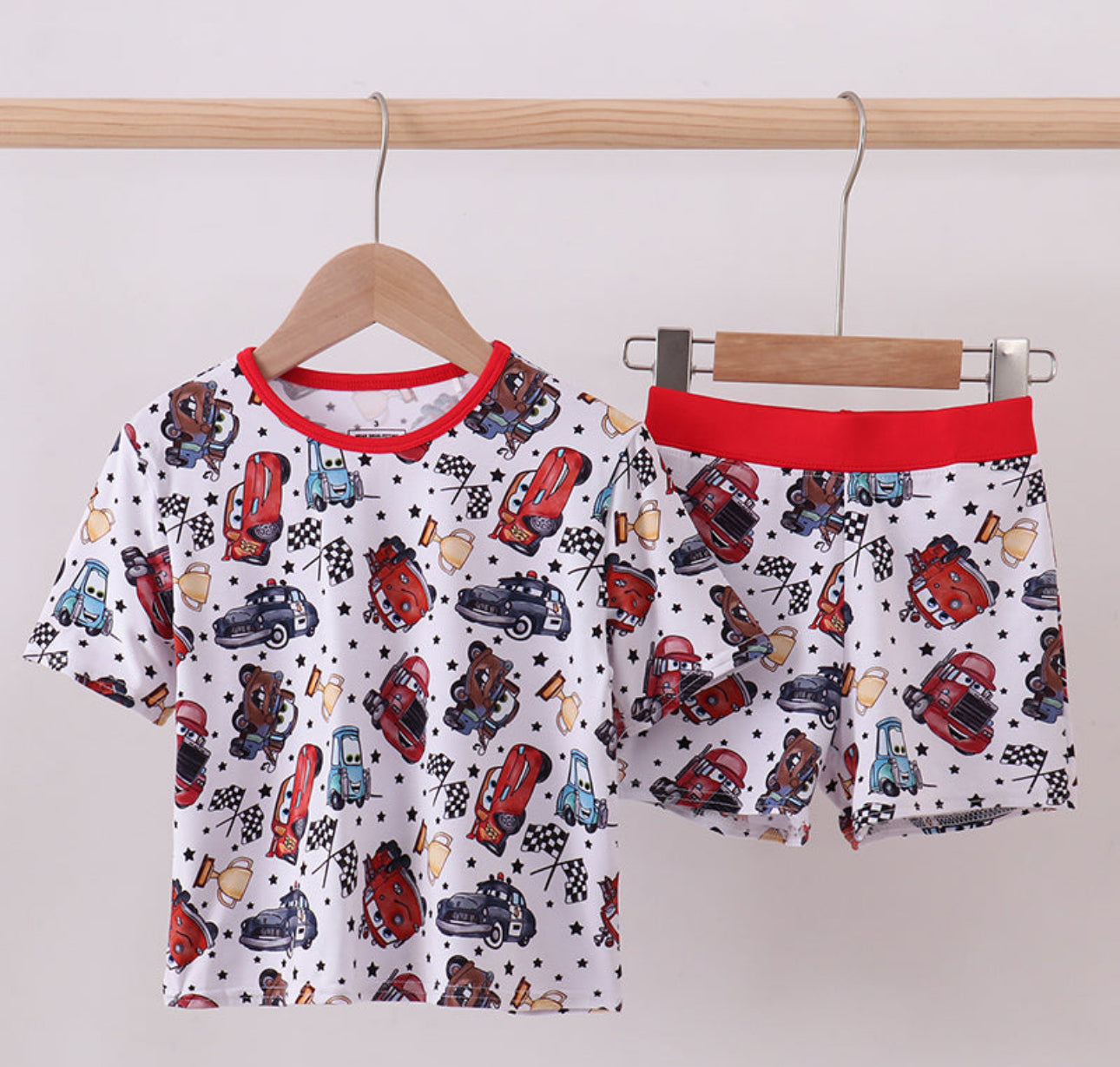 Car & truck bamboo short set