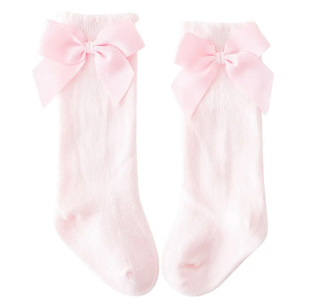 Bow knee socks