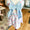 Florals bow back bloomer set