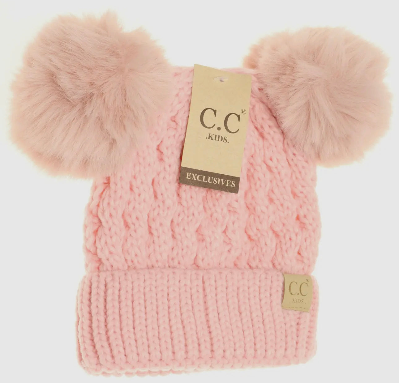 Double pom CC kids beanie