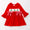 Christmas tree smocked dress