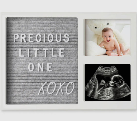 Keababie heartfelt picture frame with felt letterboard