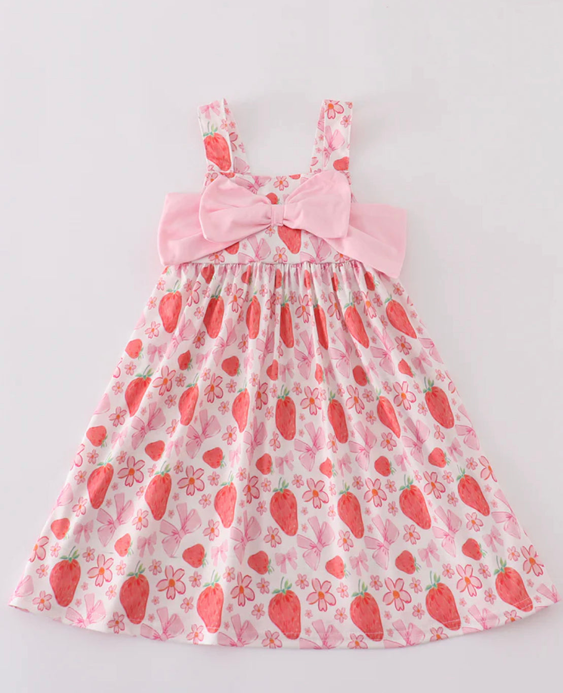 Pink strawberry dress