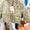 Green quilted jacket