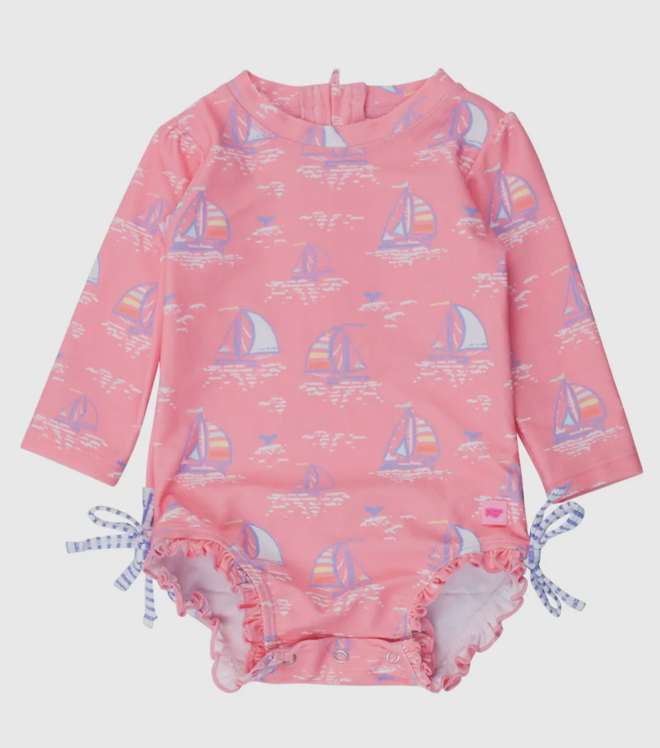 Rufflebutt sailboat girls Rashguard set