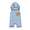 Blue Checkered Hooded Romper
