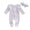 Ruffle baby sleeper NB- embroider for $6