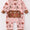 Pink Gingerbread romper