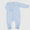 Blue gingham footie