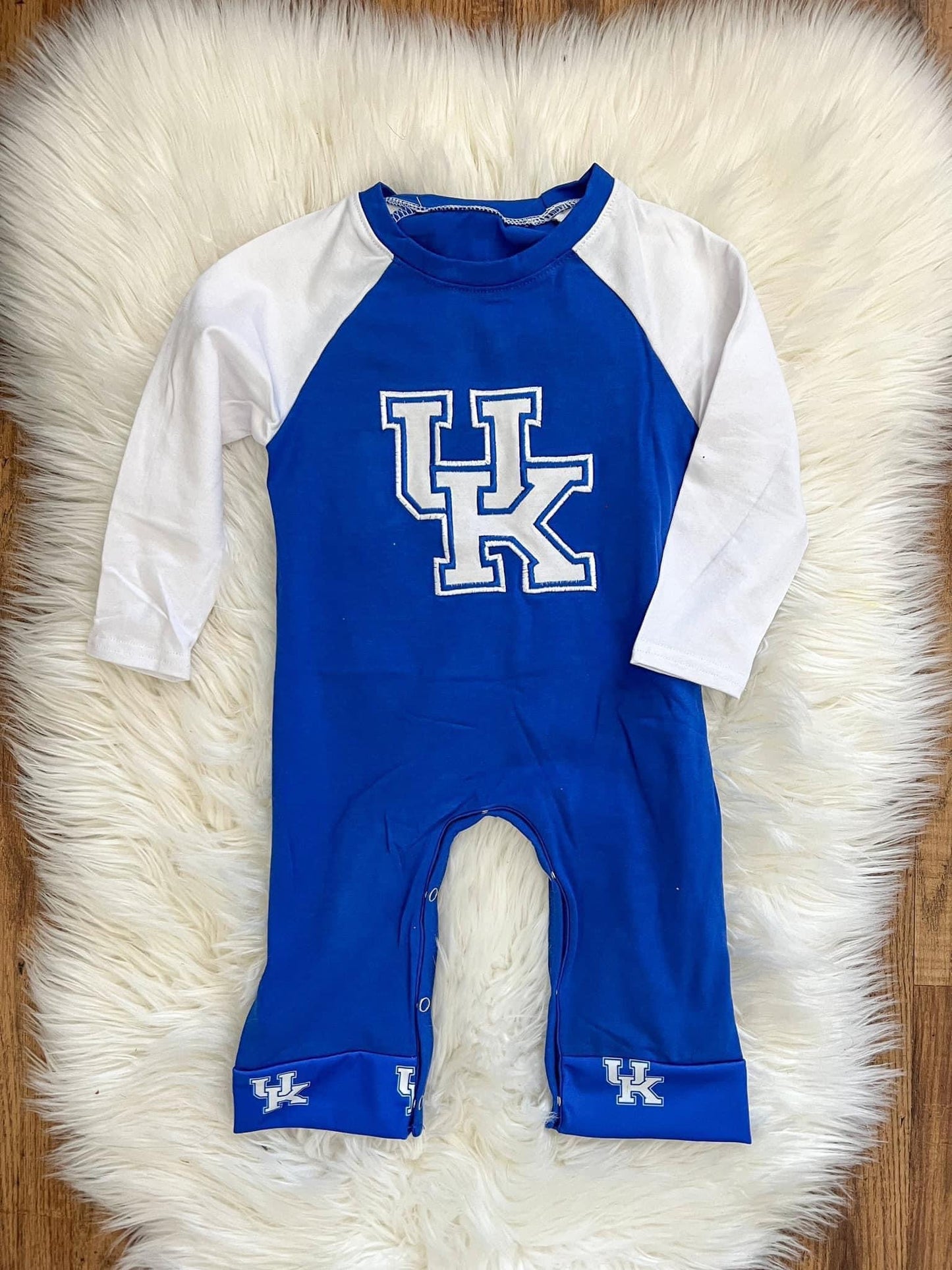 Embroidered UK romper
