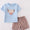 Highland cow short set
