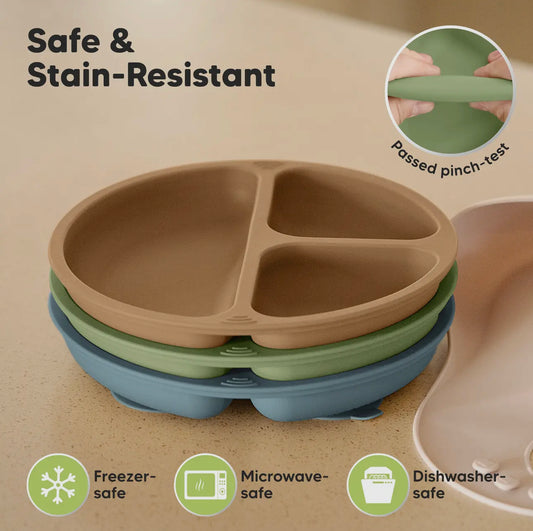 3 pack prep suction plates - desert