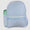 Blue seersucker backpack- includes name/monogram