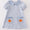 Girls blue plaid pumpkin dress - 3T