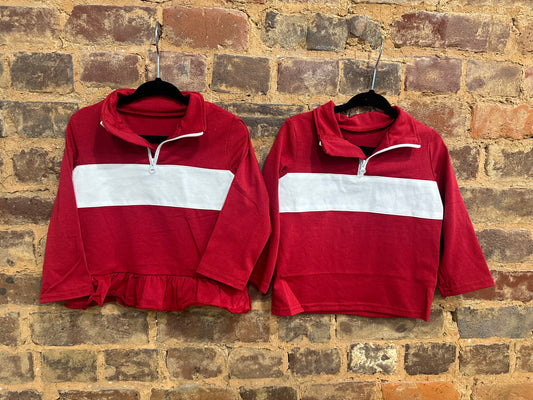 Custom plate pullover- girls-INCLUDES EMBROIDERY