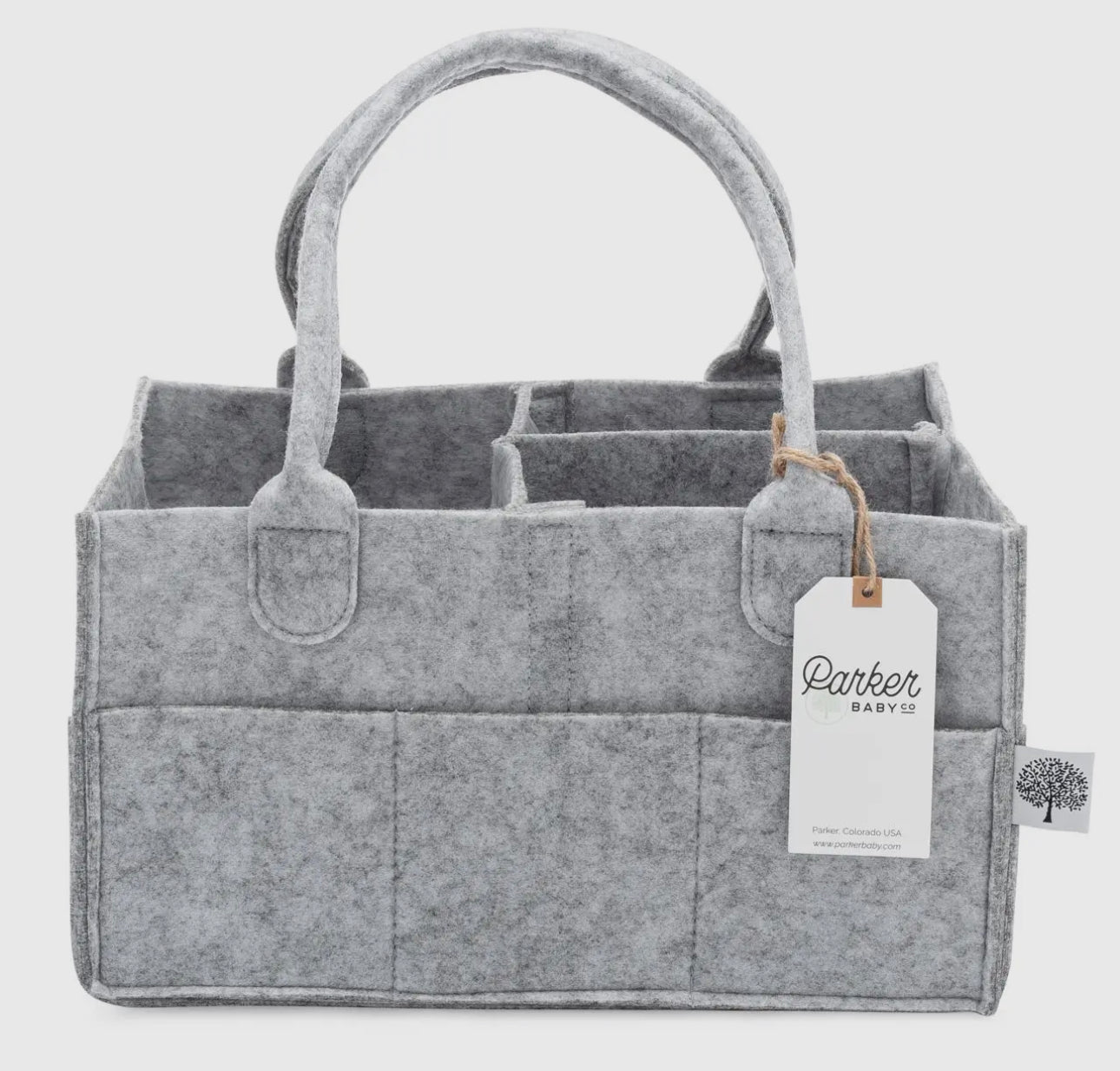 Diaper Caddy- Grey