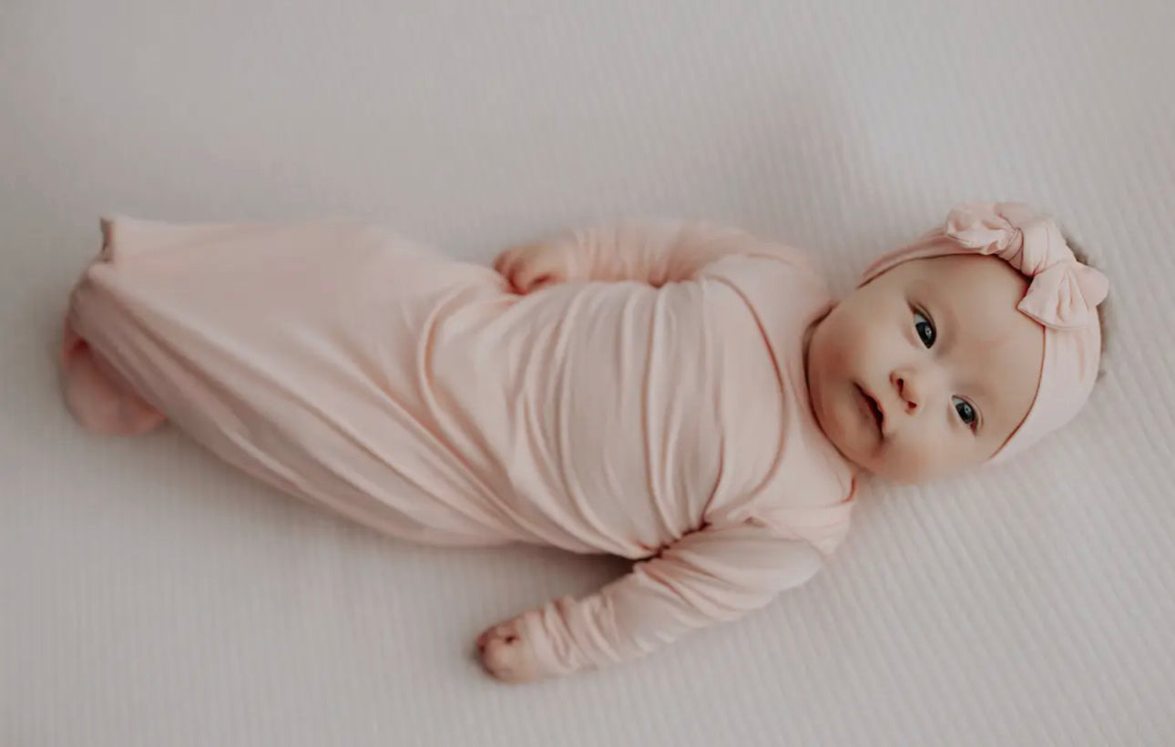 Knot gown - light pink