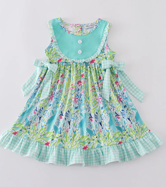 Ocean bloom girls dress
