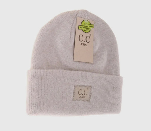 Soft ribbed CC beanie kids