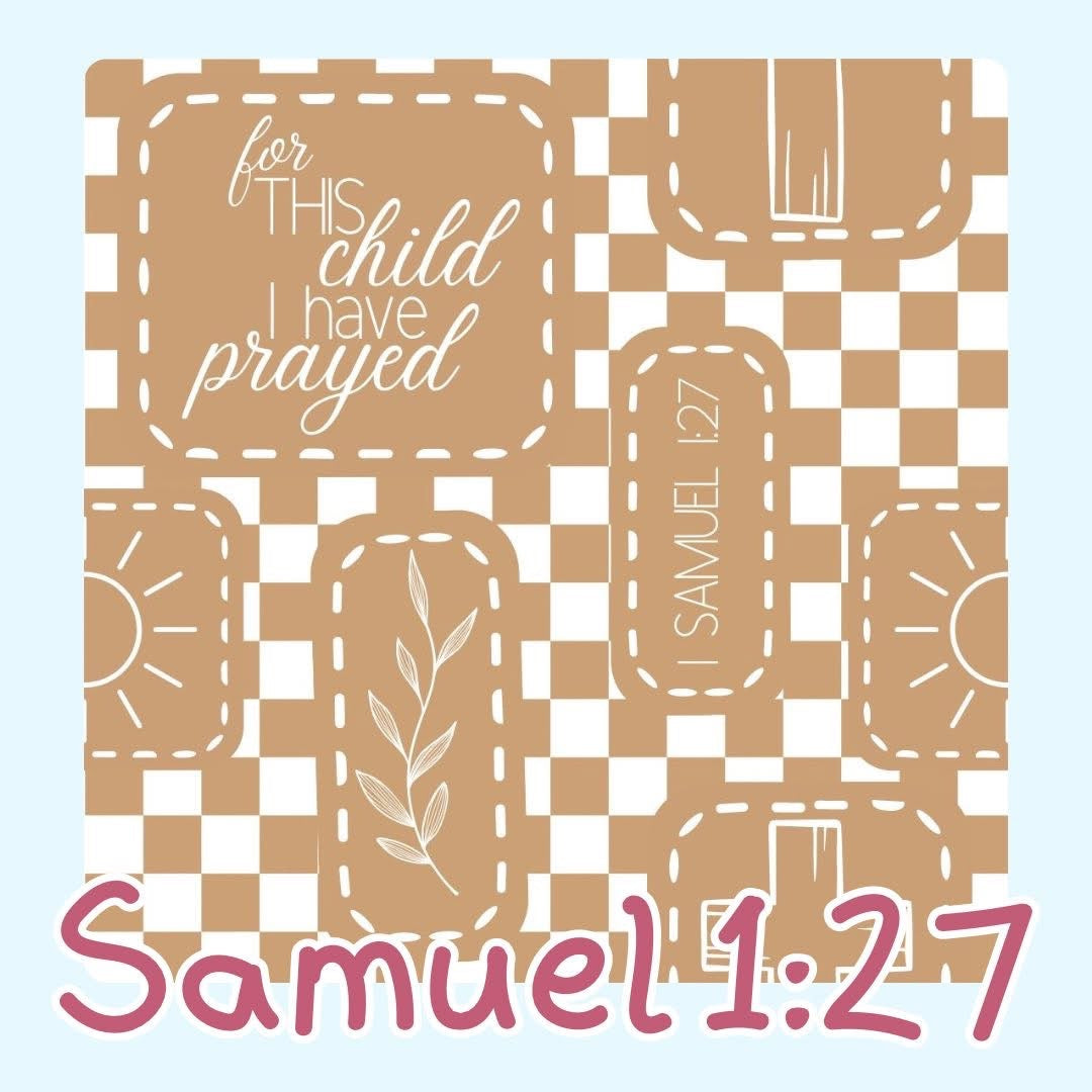 For this child I have prayed bamboo zippy