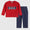 Smocked Santa boys pant set