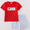 Red baseball short set