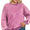 Acid wash plus size pullover - Mauve