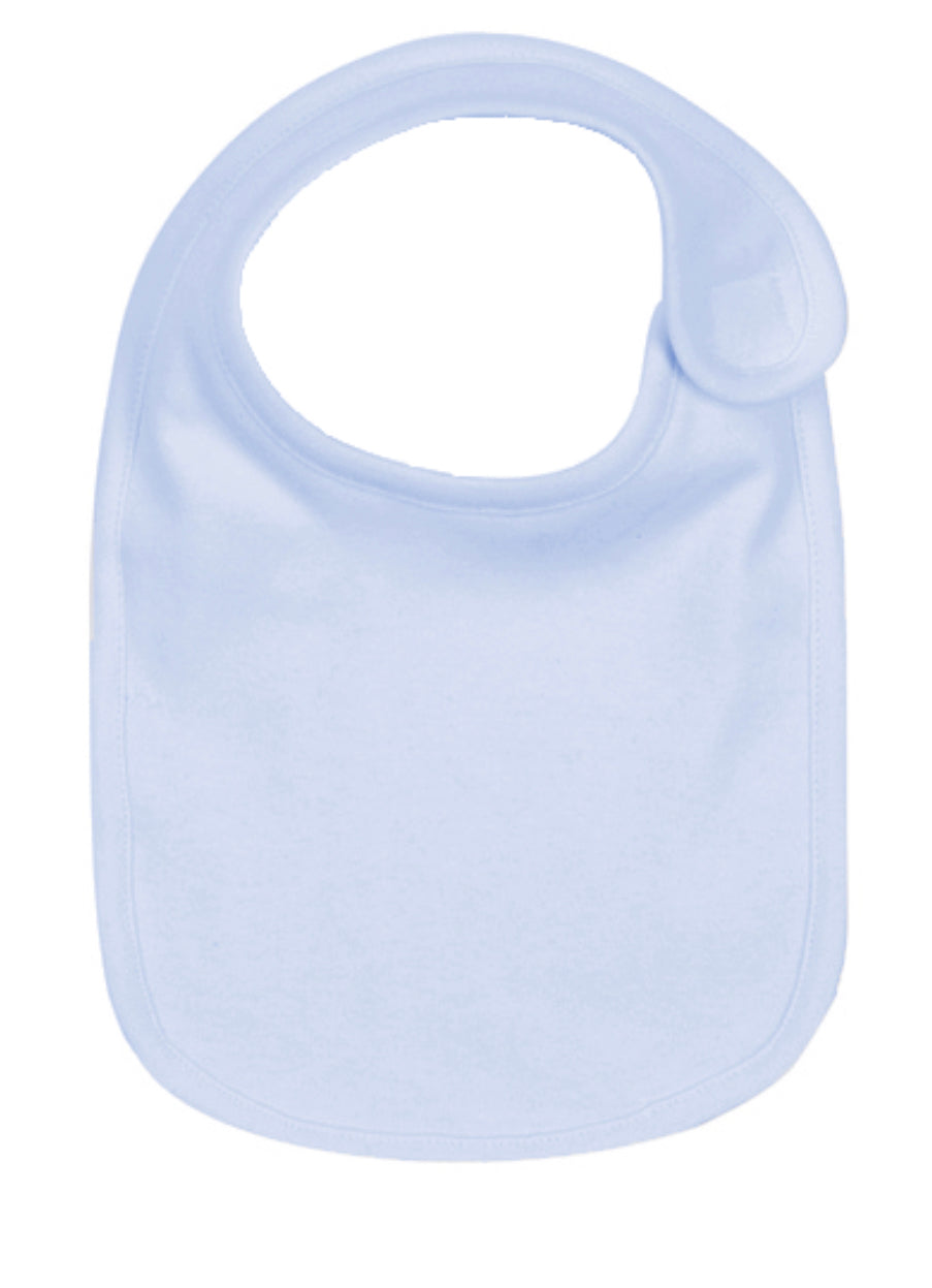 blue bib - embroider me!