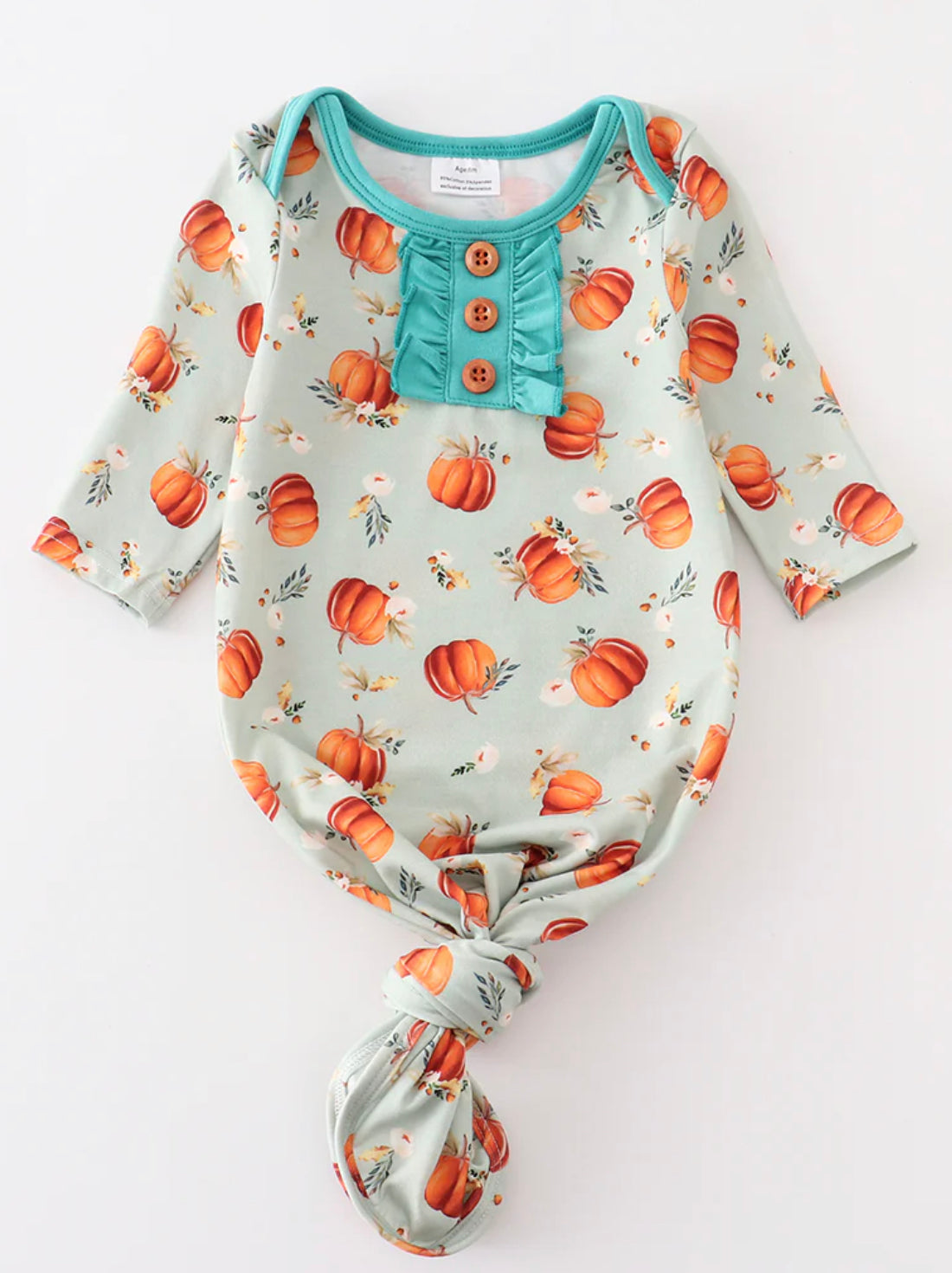 Pumpkin knot gown