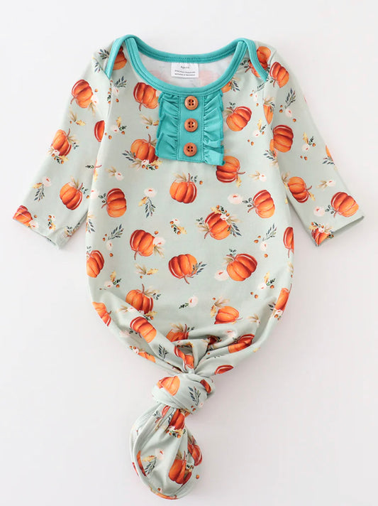 Pumpkin knot gown