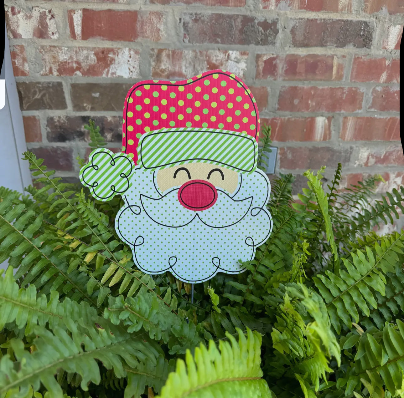 Festive yard sign