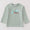 Green equipment appliqué top