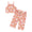 Pink floral girls set