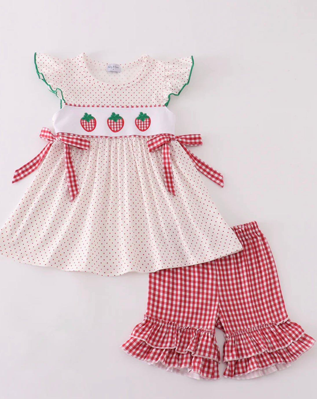 Strawberry girls short set