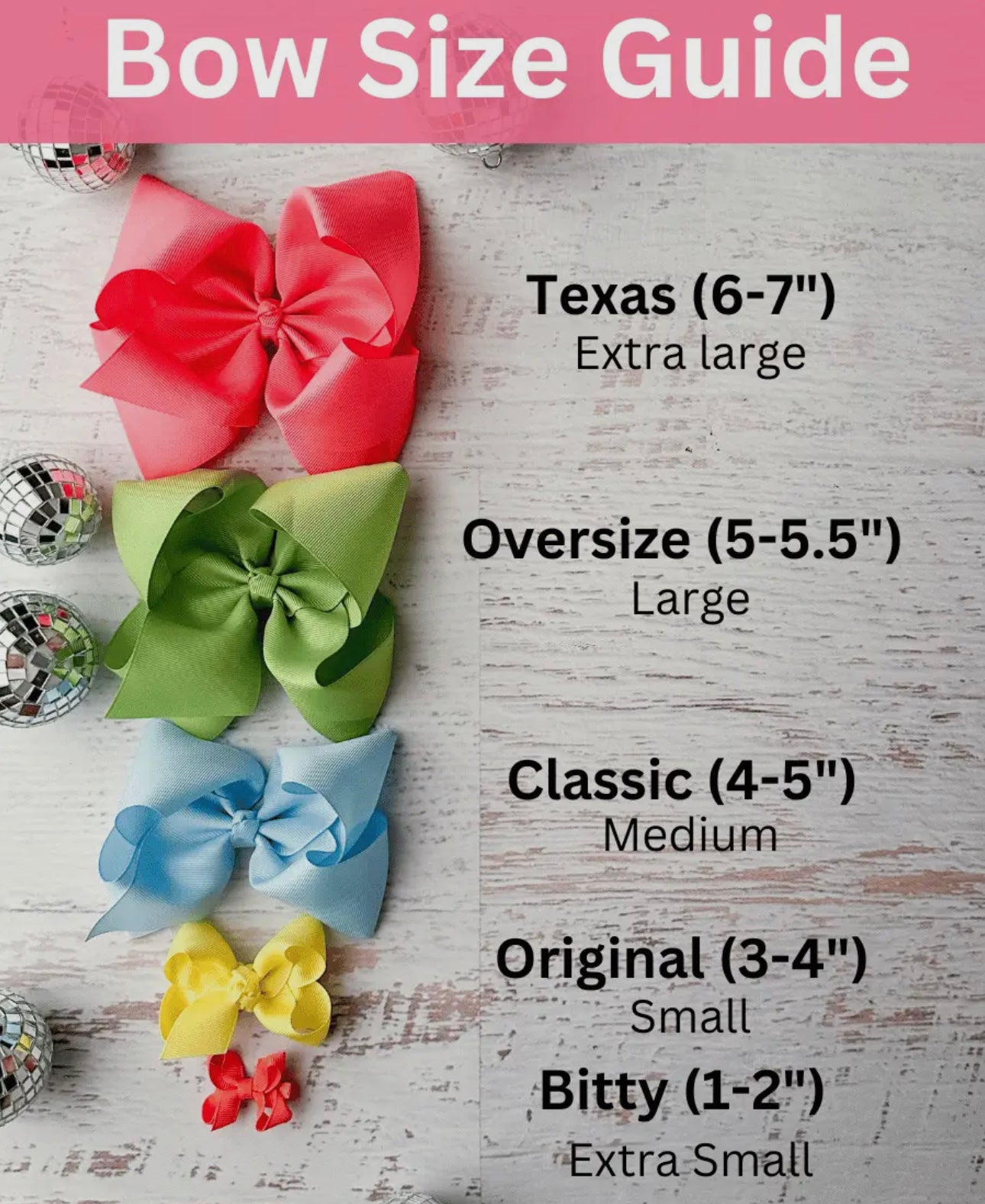 Oversized 5.5in alligator clip bow