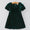 Green velvet dress