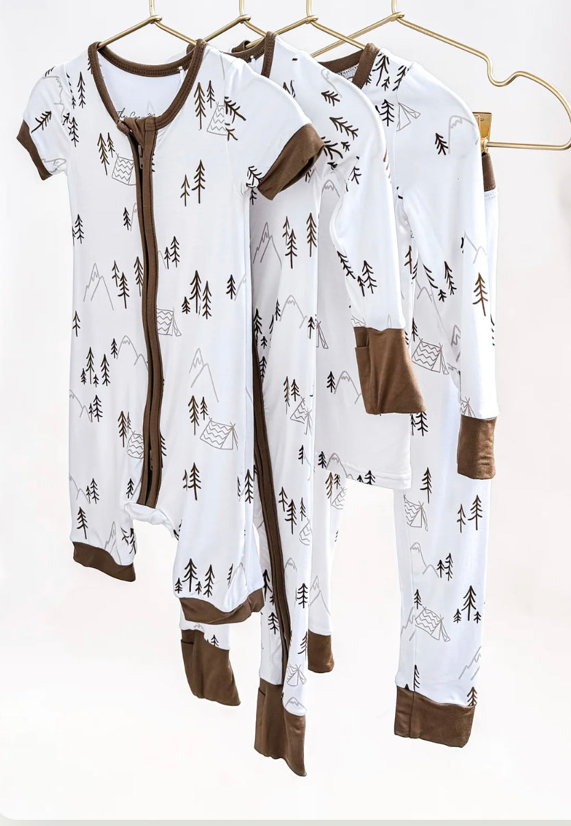 Wilderness long sleeve bamboo zippy