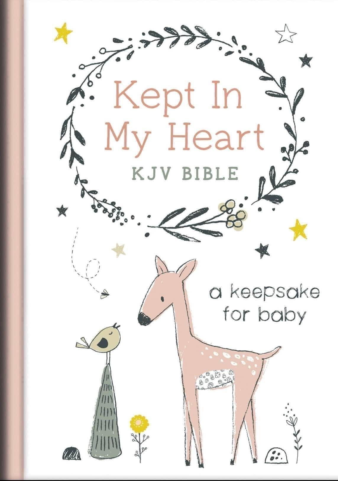 Kept in my heart- KJV KEEPSAKE BIBLES