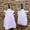Smocked cross ruffle dress